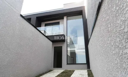 Casa em condomínio fechado com 3 quartos à venda na rua abrão winter, 770, xaxim, curitiba por r$ 639.000