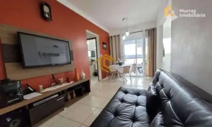 Apartamento com 1 dorm, maracanã, praia grande - r$ 320 mil, cod: 9133
