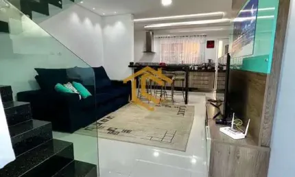 Casa de Condomínio com 3 dorms, Caiçara, Praia Grande - R$ 480 mil, Cod: 9939