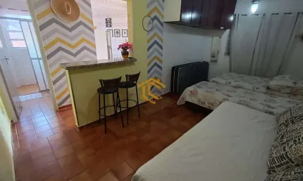 Kitnet com 1 dorm, caiçara, praia grande - r$ 199 mil, cod: 6190