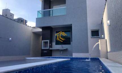 Sobrado com 3 quartos, Tupi, Praia Grande - R$ 990 mil, Cod: 10135