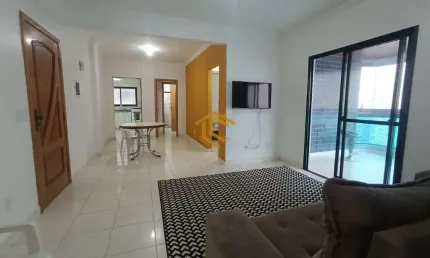 Apartamento com 3 dorms, caiçara, praia grande - r$ 460 mil, cod: 10195