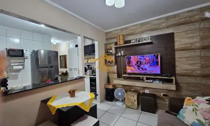 Casa de Condomínio com 2 quartos, Esmeralda, Praia Grande - R$ 290 mil, Cod: 10266