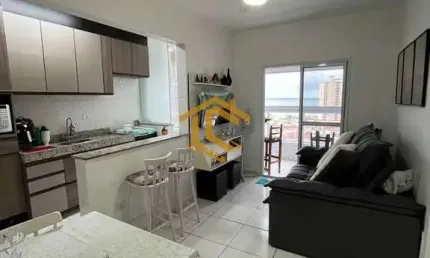 Apartamento com 1 quarto, caiçara, praia grande - r$ 350 mil, cod: 10279