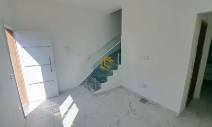 Casa de Condomínio com 2 quartos, Melvi, Praia Grande - R$ 290 mil, Cod: 10360