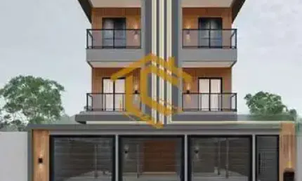 Casa de Condomínio com 2 quartos, Caiçara, Praia Grande - R$ 345 mil, Cod: 10373