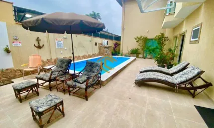 Sobrado com 4 dorms, flórida, praia grande - r$ 2.1 mi, cod: 8290