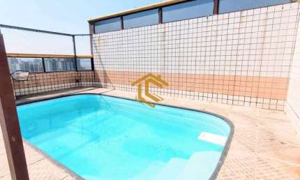 Cobertura com 3 dorms, Mirim, Praia Grande - R$ 900 mil, Cod: 8339