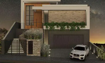 Casa para Venda em Palhoça, Pedra Branca, 3 dormitórios, 3 suítes, 4 banheiros, 2 vagas
