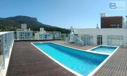Apartamento para locação em palhoça, pedra branca, 2 dormitórios, 1 suíte, 2 banheiros, 1 vaga