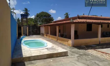 Casa com 4 quartos à venda, 200 m² por R$ 260.000 - Machuca - Aquiraz/CE