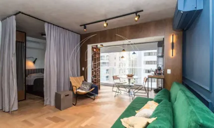 Apartamento com 1 quarto à venda na Avenida Jandira, 631, Moema, São Paulo