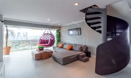 Cobertura duplex  de 285m²  - no miolo da chácara santo antônio