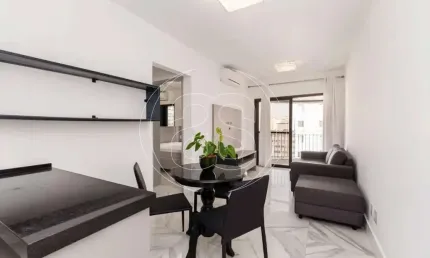 Apartamento com 1 quarto e 1 banheiro para alugar, 42 m²