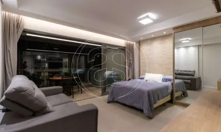 Aparamento para venda no Brooklin, 1 Suíte e 1 vaga com 41m²