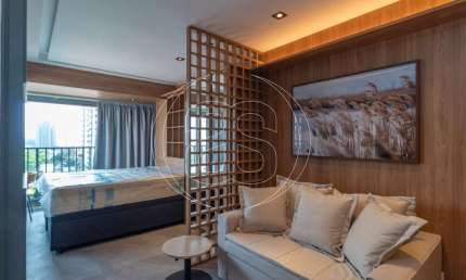 Apartamento com 1 quarto para alugar na Alameda dos Arapanés, 1441, Moema, São Paulo, 34 m2 por R$ 5.300