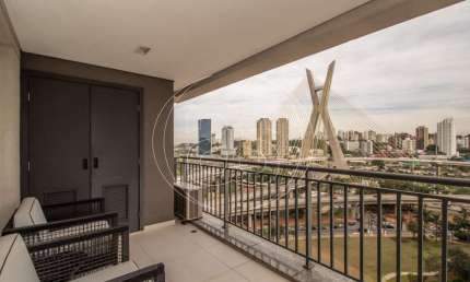 Apartamento com 1 quarto à venda na Rua Jean Peltier, 311, Cidade Monções, São Paulo