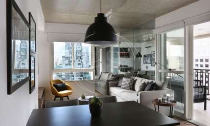 Apartamento com 1 quarto para alugar na Rua Jean Peltier, 311, Cidade Monções, São Paulo