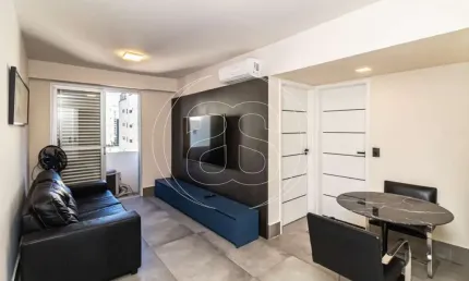 Apartamento para locação  50mt² com garagem no itaim bibi