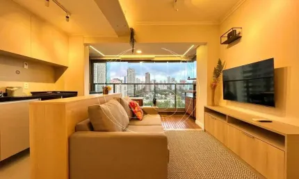 Apartamento com 1 quarto para alugar na Rua Dom Manuel, 160, Brooklin, São Paulo