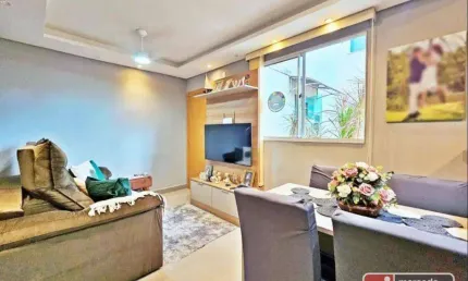 apartamento 2 dormitórios completo em armários por apenas 220 mil