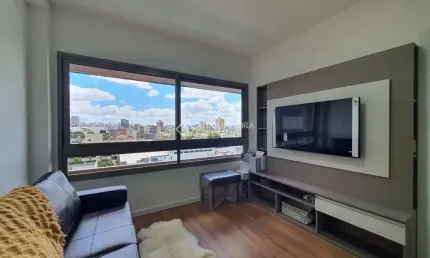 Apartamento com 1 quarto à venda na avenida praia de belas, 2024, praia de belas, porto alegre, 45 m2 por r$ 630.000