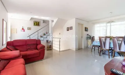 Casa em condomínio fechado com 3 quartos à venda na rua vitório francisco giordani, 320, jardim itu sabará, porto alegre, 171 m2 por r$ 620.000