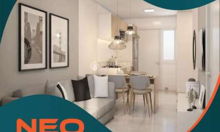 Apartamento com 1 quarto à venda na Rua Martinho Lutero, 655, Formoza, Alvorada, 46 m2 por R$ 164.900