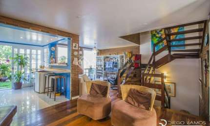 Casa em condomínio fechado com 3 quartos à venda na Rua Germano Gundlach, 127, Chácara das Pedras, Porto Alegre, 200 m2 por R$ 1.790.000