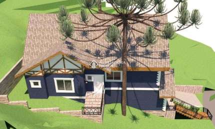 Terreno em condomínio fechado à venda na C10, 9, Quinta da Serra, Canela, 489 m2 por R$ 399.000