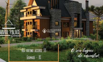 Apartamento com 1 quarto à venda na ANTONIO ACCORDI, 55, Bavaria, Gramado, 52 m2 por R$ 850.000