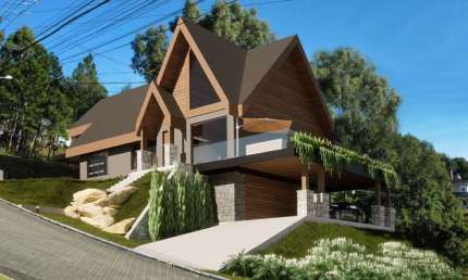 Casa com 3 quartos à venda na GENTIL BONATO ESQUINA RUA FRANCISCO ALEXANDRE ZATT, 160, Vale das Colinas, Gramado, 440 m2 por R$ 2.860.000
