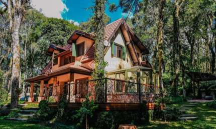 Casa em condomínio fechado com 3 quartos à venda na Rua Prefeito Waldemar Frederico Weber, 1, Mato Queimado, Gramado, 245 m2 por R$ 4.980.000
