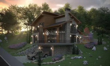 Terreno em condomínio fechado à venda na Das Araucárias, 01, Bavaria, Gramado, 634 m2 por R$ 1.880.000