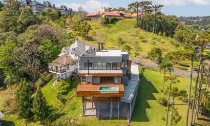 Casa em condomínio fechado com 4 quartos à venda na Rua Das Alfazemas, 3, Bavaria, Gramado, 674 m2 por R$ 10.870.000