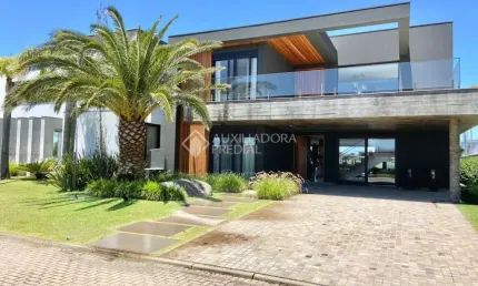 Casa em condomínio fechado com 5 quartos à venda na rua rio jacuí, 1336, centro, xangri-lá, 468 m2 por r$ 6.900.000