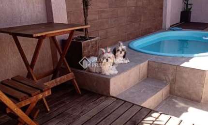 Casa com 2 quartos à venda na Avenida Tradição, 350, Santo Onofre, Viamão, 99 m2 por R$ 280.000