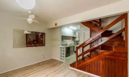 Casa em condomínio fechado com 3 quartos à venda na avenida josé aloísio filho, 889, humaitá, porto alegre, 77 m2 por r$ 390.000