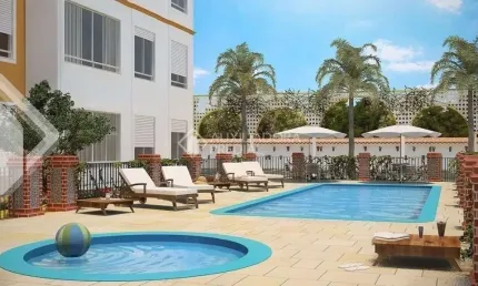 Apartamento com 2 quartos à venda na Avenida João Ferreira Jardim, 368, Parque Santa Fé, Porto Alegre, 49 m2 por R$ 190.000