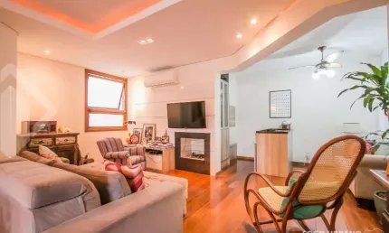 Apartamento com 3 quartos à venda na avenida lageado, 1072, petrópolis, porto alegre, 130 m2 por r$ 945.000