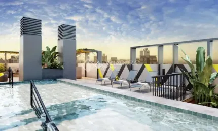 Apartamento com 1 quarto à venda na avenida benjamin constant, 1861, são joão, porto alegre, 34 m2 por r$ 438.500