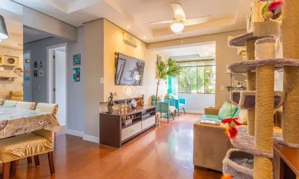 Apartamento com 3 quartos à venda na rua professor cristiano fischer, 1072, jardim do salso, porto alegre, 72 m2 por r$ 590.000