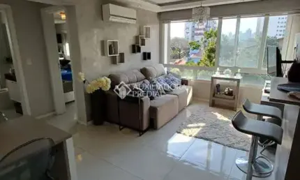 Apartamento com 1 quarto à venda na rua isidoro tressi, 340, jardim botânico, porto alegre, 46 m2 por r$ 460.000