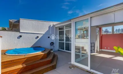 Cobertura com 1 quarto à venda na Rua Vicente da Fontoura, 2412, Rio Branco, Porto Alegre, 102 m2 por R$ 560.000
