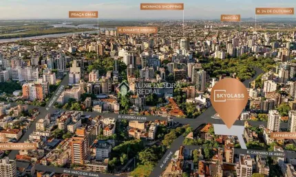 Apartamento com 1 quarto à venda na Rua Castro Alves, 815, Independência, Porto Alegre, 24 m2 por R$ 525.000