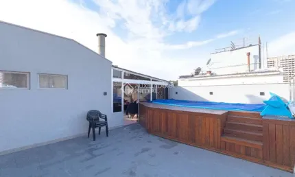 Cobertura com 3 quartos à venda na rua quintino bocaiúva, 283, floresta, porto alegre, 196 m2 por r$ 1.200.000