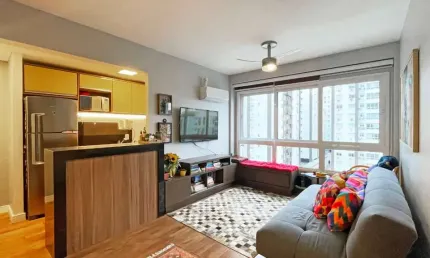 Apartamento com 1 quarto à venda na avenida francisco petuco, 45, boa vista, porto alegre, 41 m2 por r$ 522.500