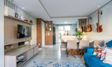 Casa em condomínio fechado com 3 quartos à venda na Rua Frederico Augusto Hanemann, 200, Central Parque, Cachoeirinha, 85 m2 por R$ 477.000