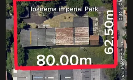 Terreno comercial à venda na Rua Doutor João Palombini, 345, Ipanema, Porto Alegre, 5000 m2 por R$ 2.650.000