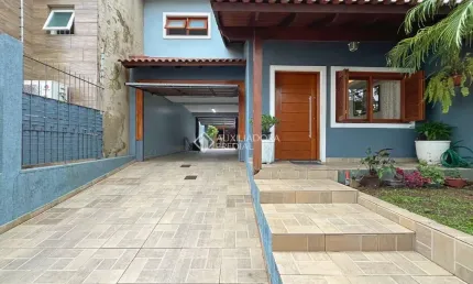 Casa em condomínio fechado com 3 quartos à venda na rua sargento bruno feldmann, 80, guarujá, porto alegre, 200 m2 por r$ 699.000